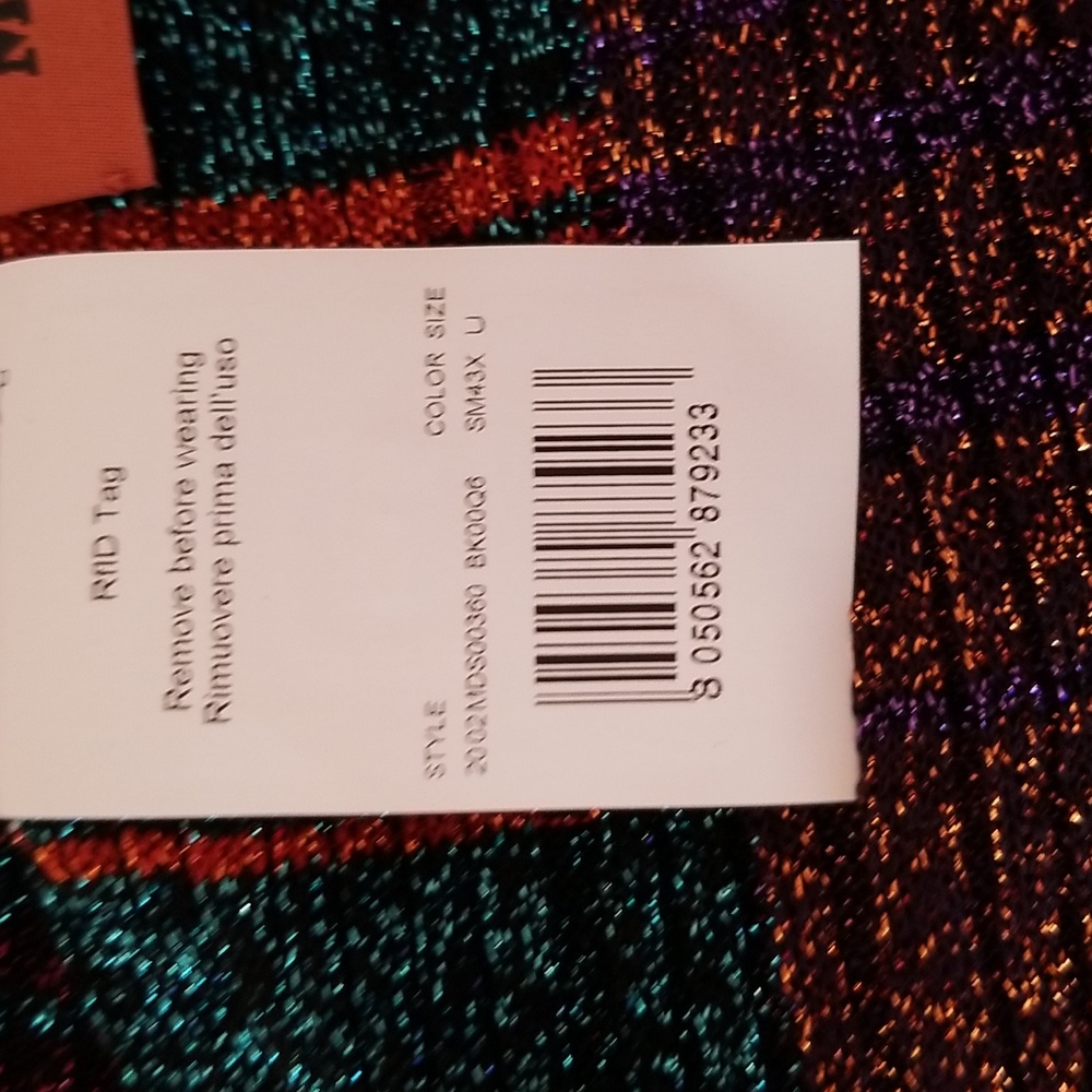 Missoni Metallic Ribbed Knit Bandana Scarf - Picture 10 of 14